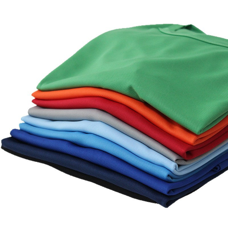 Summer advertising shirt, crew neck T-shirt, company group, outdoor workwear, custom cultural shirt, in-stock quick-dry short sleeve