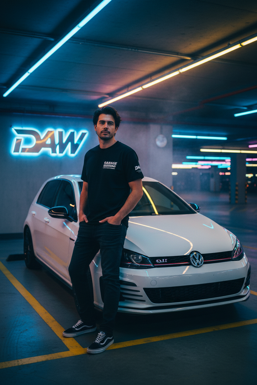 GARAGE SESSIONS LATE NIGHTS MK7 Unisex classic tee